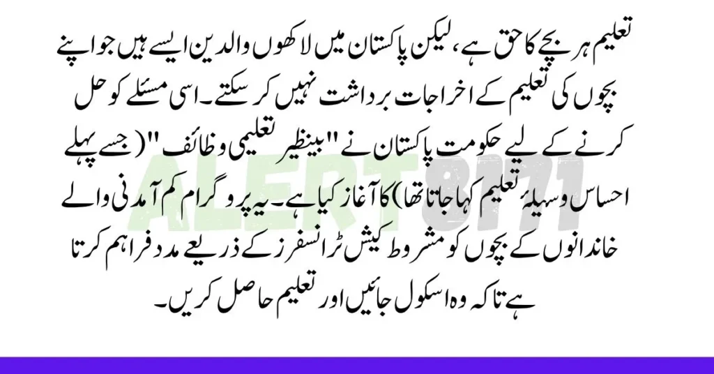 بینظیر تعلیمی وظائف 2025: بچوں کے لیے تعلیمی مالی امداد کا مکمل طریقہ
